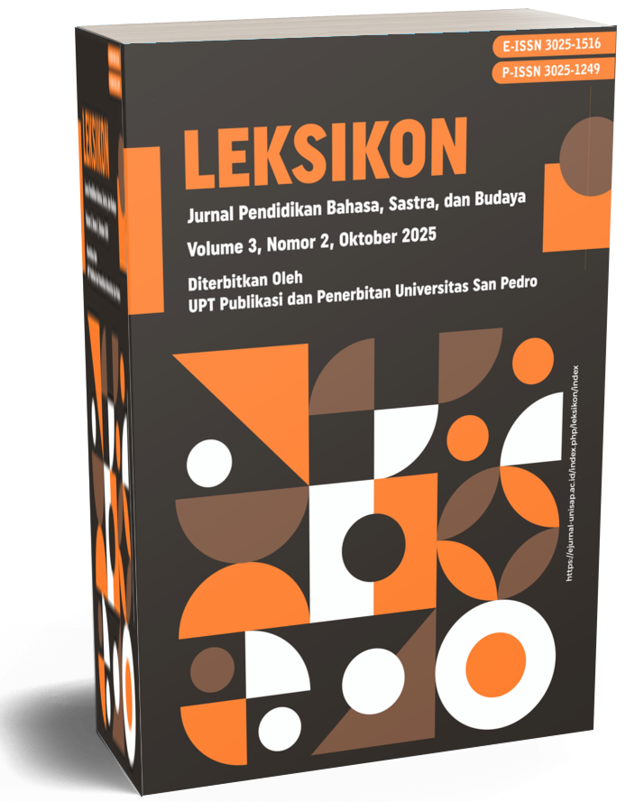 Cover LEKSIKON: Jurnal Pendidikan Bahasa, Sastra, & Budaya